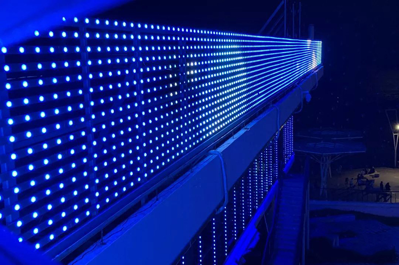 led點光源樓體亮化工程有什么作用它如何實現聯動動畫？(圖1)