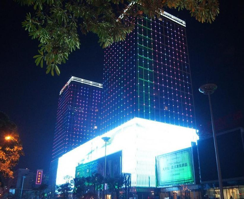 LED點光源樓體亮化怎樣設計才能讓人過目不忘？(圖2)